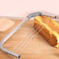 Cortador De Pasteles Ajustable De Acero Inoxidable Con 3 Cuchillas Divisor De Pan Y Mantequilla Para Pastelería Herramientas De Hornear - details 2