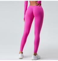 Leggings De Yoga Para Mujer Cintura Alta Sin Costuras Levantando Tallas Justas Para Correr Y Deportes Pantalones Leggings Slim Fitness - details 4