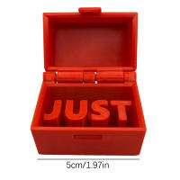 Caja De Broma Divertida Just in Case Regalo Gag Caja De Chiste Juguete De Broma Reutilizable Organizador De Joyas Pequeño Con Palabras Extrañas - details 7