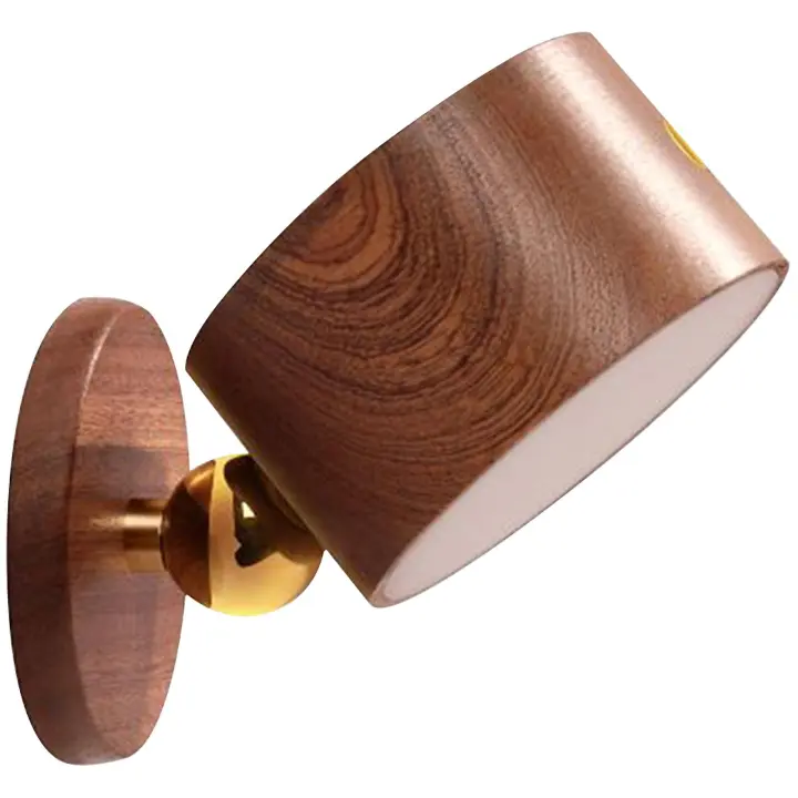 A Estrenar 2023 360 Rotación Magnética Ballcordless Led Apliques de Pared Lámparas Montadas En La Pared Con Batería Recargable Operado 3 Niveles de Brillo Inalámbrico Wa - 1