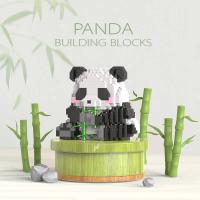 Mini Bloques De Construcción Creativos En Forma De Panda Micro Modelo Diamante Animal Juguetes Para Niños Y Niñas Construcción Ciudadana DIY Regalo Educativo - details 11