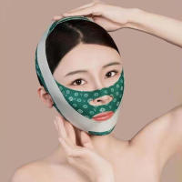 Máscara De Sueño Antisnore V-Forma Cinturón Adelgazante Para Rostro Ayuda Para Reducir El Ronquido Y Abridor De Boca Para Una Salud Mejor - details 0