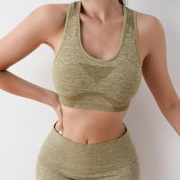 Conjunto De Yoga Para Mujer Ropa De Gimnasio Con Bragas Y Camisetas Sport Tops Sin Costuras Leggings De Gimnasio Transpirable Y Ecológica - details 13