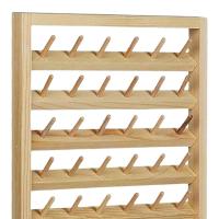 Soporte De Hilo Para Tejido En Pared Herramienta De Cruce De Cabello Organizador De Bobinas De Hilo Para Bordado Y Hobbyistas Material De Madera - details 4