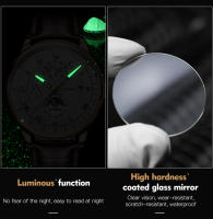 Reloj Mecánico De Cuero Para Hombre JSDUN Resistente Al Agua De Alta Calidad Con Movimiento Automático Moda Casual Reloj De Pulsera Para Hombres - details 13