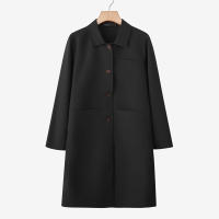 ZANZEA Chaqueta De Verano Para Mujer Estilo Oficina Lapela Cuello Largo Manga Larga Abrigo Elegante Solido Ajustado Exterior - details 12