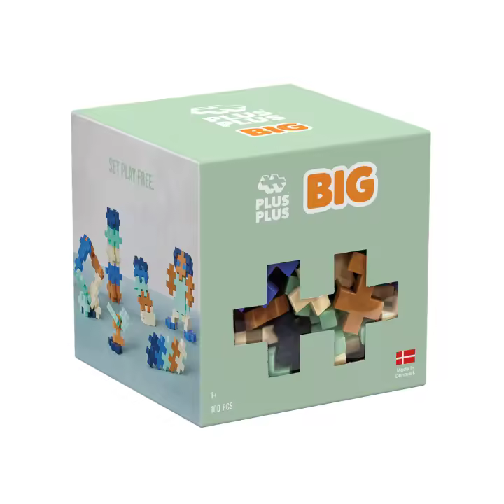 Plus Plus Big Breeze - Puzzle 2 Años O Más  Rompecabezas Niños  Piezas Construccion Niños 1 Año O Más  Regalo Niño 1 Año  Juguetes 1 Año O Más  100 Piezas - 1
