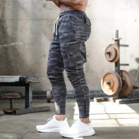 Nuevos Pantalones De Entrenamiento Para Hombre 2024 Primavera Y Otoño Color Sólido Deportivos Cómodos Para Exterior Y Fitness Con Bolsillos De Camuflaje - details 31