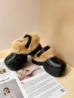Nuevos Sandalias De Invierno Con Diseño De Dibujos Animados Para Mujer Zapatillas De Playa Con Plataforma Gruesa De 7cm Y Suela De Algodón Zapatillas De Jardín Para Mujer - details 11