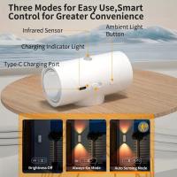 Lámpara De Noche LED RGB Con Sensor De Movimiento Recargable Y Sensor Magnético Luz Ambiental Dimmable Para Interior - details 2