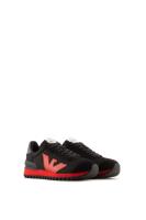 Emporio Armani Zapatillas Zapatos Hombre Azul Rojo X4X583 XN647 M651 - details 1