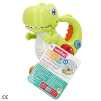 Winfun - Dinosaurio juguete bebé, incluye luz, mide 9x15x16 cm, melodías y sonidos, grabación de voz, juego interactivo articulado, estimulación sensorial, dinosaurios juguetes 2 años, regalos para niños - details 6