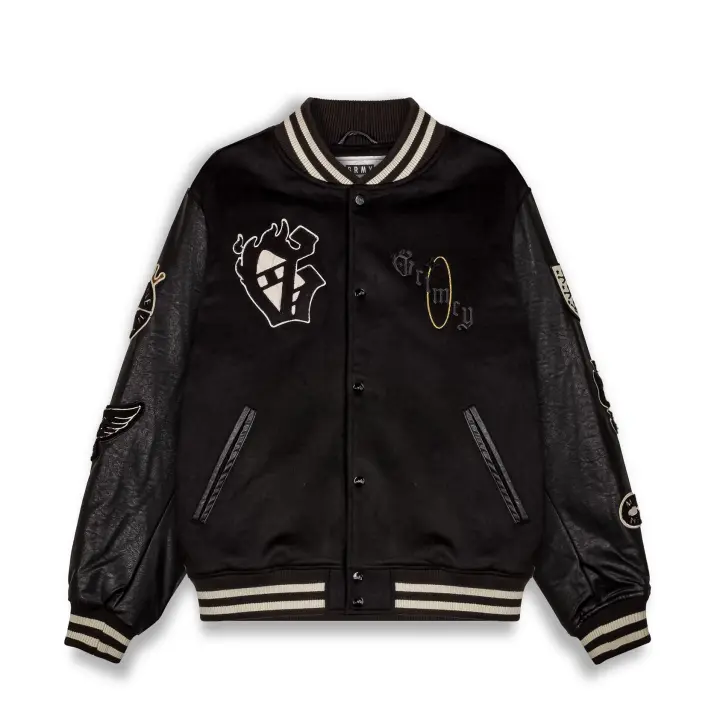 Chaqueta Baseball Grimey Saoirse Black - 1