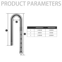 Tubo De Acero Inoxidable Extensible Para Filtro De Acuario Inlet Y Outlet Componente Anticuadrillas Para Peces Y Camarones 12mm/16mm - details 6