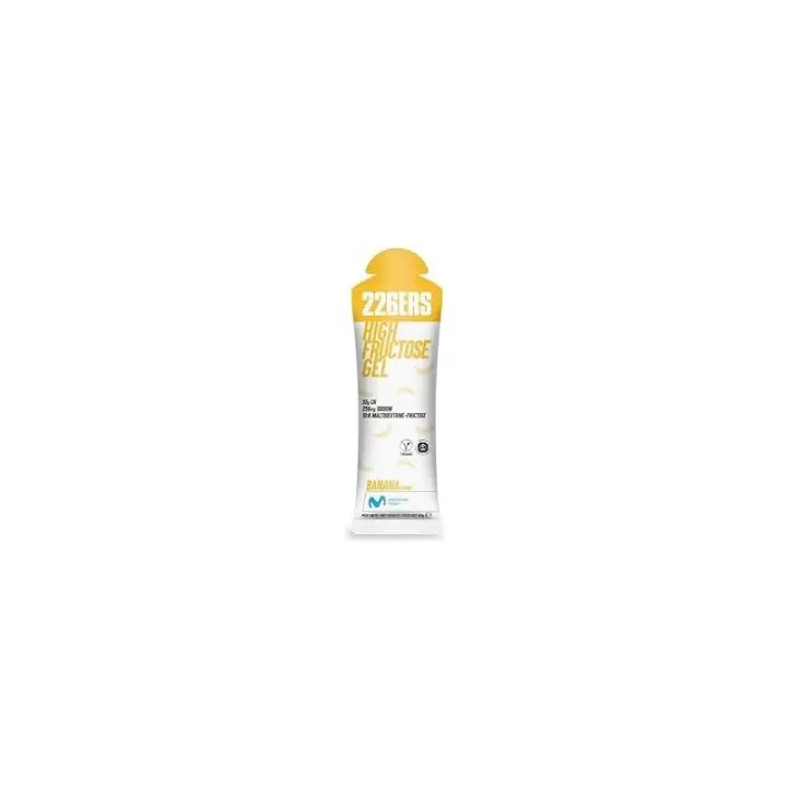 226ERS HIGH FRUCTOSE 1x GEL Gel Energético 80g Sabor Plátano Banana  226ERS   de ciclismo para bicicleta - 1