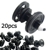 Juego De Clips De Nylon Resistente Al Desgaste Para Panel De Puerta Negra 20X Para Volkswagen Golf Passat Bus T5 Taureg - details 7