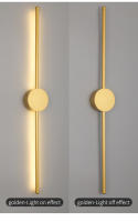 Lámpara De Pared Moderna LED Negra En Forma De I Iluminación Interior Para Dormitorio Sala De Estar Pasillo Decoración De Hogar Incluye Bombillas - details 18