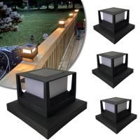 Lámpara De Valla LED Impermeable Con Panel Solar Para Jardín Y Calle Iluminación De Paisaje Solar Autónoma Post Cap Pilares Nuevo - details 15