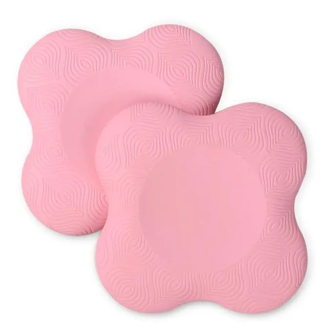 Almohadas para Yoga, Juego de 2 Rodilleras para Yoga, Esterilla de Yoga Antideslizante Yoga, Esterilla de Yoga, Pilates, Estiramiento de Yoga, Protege Las Rodillas, Las articulaciones del Codo, 20x20 cm - 1