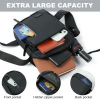 Bolsa Pecho Hombre Gran Capacidad Bolso Bandolera Hombre Impermeable Bolsa Crossbody para Hombre para Viajes Correr Cycling Negocios - details 7