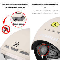Casco De Ciclismo  Con Gafas Y Protección Auditiva Estampado Reflector Para Bicicleta MTB Carretera E-Bike Para Adultos Hombres - details 7