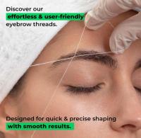 LOTE DE 4 BOBINAS DE HILO DE ALGODON ORGANICO PARA DEPILACION DE CEJAS ,300M CADA BOBINA . HILOS DE ALGODON ANTIBACTERIANO PARA DEPILACION FACIAL PREFERENCES - details 0