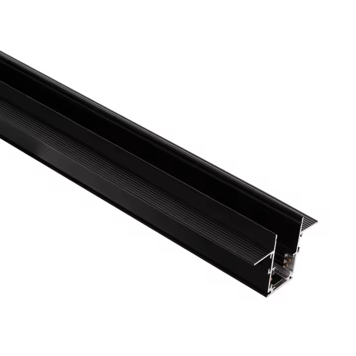 Ledkia Carril Magnético 20mm Empotrable 48V 1m Negro - 1