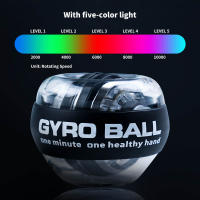 Entrenador De Muñeca LED Con Bola De Energía Auto-Iniciada Equipo Deportivo De Fitness Para Braza Mano Antebrazo Juguetes De Rotación De Giroscopio - details 7