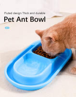 Tazón Doble Para Gatos Resistente a Los Ratones Y Lluvia Antideslizante Cuadrado De Material PP Seguro Sin Olor Durable Para Alimentación Al Aire Libre - details 0
