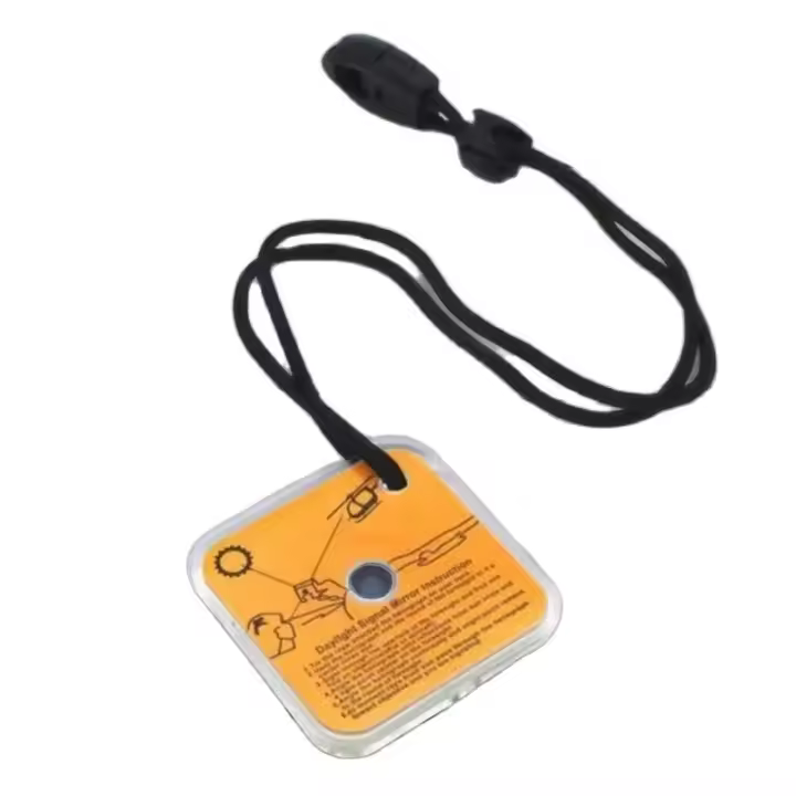 Espejo De Señal De Sobrevivencia Para El Campo Exterior Reflector De Luz Del Sol Para Senderismo Camping Emergencias Primeros Auxilios Vessel Marítimo Raft SOS - 1