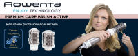 Rowenta Brush Activ' Premium Care Cepillo Giratorio de Aire Caliente con Cerdas Naturales, Dobles Emisores Iónicos, Resultados Suaves con Brillo Total, 2 Cepillos Recubiertos para Todo Tipo de Cabello, Fácil de Usar CF9540F0 - details 0