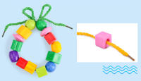 Juguetes Educativos Montessori De Correas Para Niños Y Niñas En Edad Preescolar Y Con Autismo Cuentas De Lanzamiento Primario Regalos De Entrenamiento Para Niños Y Niñas - details 1