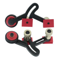 Guías De Acción Unidireccional Para Tallado En Madera Herramienta Auxiliar De Seguridad Anti Rebound Precisión Cortada Limpia Placa De Localización De Plata Aluminio - details 8