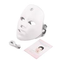 Máscara Facial LED Recargable De 7 Colores Terapia Fotónica Para Rejuvenecimiento De Piel Eliminación De Acné Y Arrugas Iluminación De Belleza - details 21