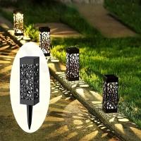 Luces Solares LED Para Camino Del Jardín Decoración Exterior Para Jardín/Patio/Atrás De La Casa Iluminación De Paisaje - details 2