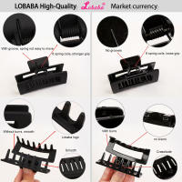 Juego De 5 Piezas De Pinzas Para Cabello De Mujer Estilo Sencillo Color Sólido Fuerte Adhesión Clips De Plástico Moda Accesorios Para El Cabello - details 10