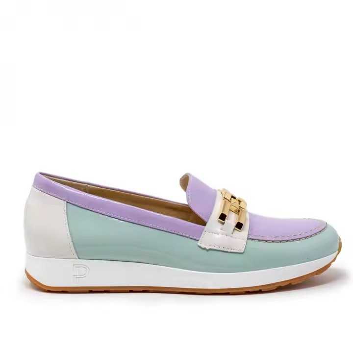 PITILLOS 5675 COMBI Zapatos casual mujer 31471 24V MOCASIN ANTIFAZ CADENA COMBI TURQUESA - 1