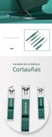 Set De Manicura Profesional Verde Con 9 Piezas Y Estuche De Cuero Herramientas Para Cuidado Del Rostro Y Pies Incluye Tijeras De Uñas De Acero Inoxidable - details 4