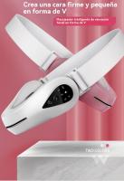 Masajeador Facial en Forma de V - Recargable, 3 Modos, 3 Niveles de Intensidad, con Luces de Colores, Blanco/Rosa, 400mAh, IPX5 - Ideal para Tratamientos Faciales y Cuidado de la Piel - details 3