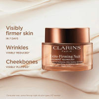 Clarins Extra-Firming Nuit COLLAGEN³ TECHNOLOGY Crema Nocturna: Revitalizante, Firmeza, Suaviza Arrugas - 50 ml - details 0