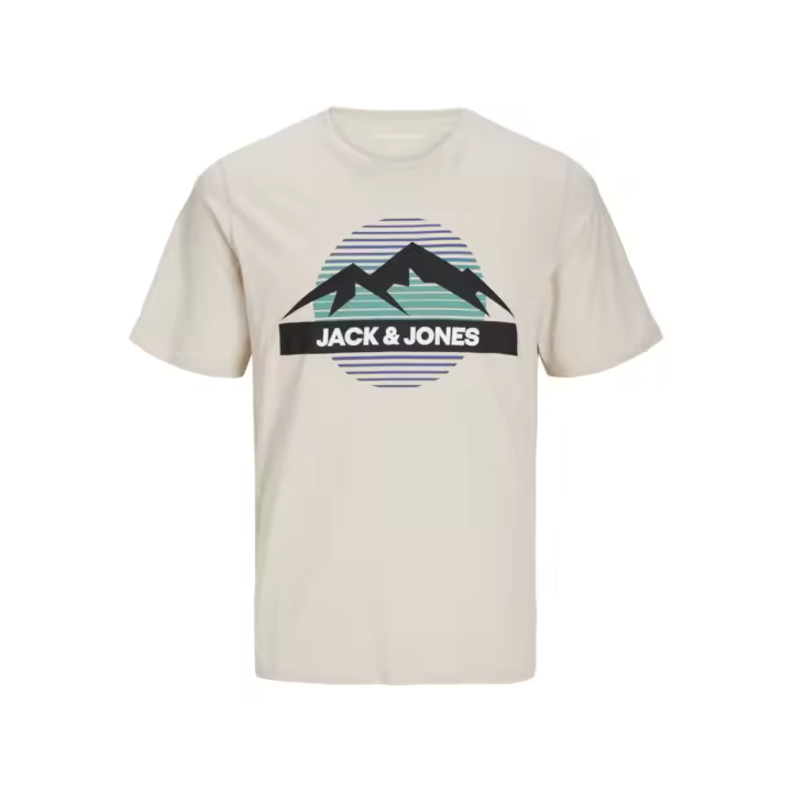 JACK&JONES 12258129 JJPEAK TEE SS CREW NECK LN Hombre Camiseta Top Polo TS 29491 - 1