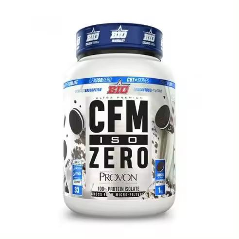 BIG CFM ISO ZERO 1 KG COOKIES CREAM - AISLADO DE PROTEÍNA DE SUERO - 1