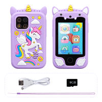 Smart Phone Infantil Con Cámara Unicornio Toque Pantalla Educativo Juguetes Para Niñas Y Niños Edad 3-8 Años MP3 Juguete Digital - details 9