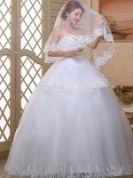 Nueva Llegada De Velos De Boda Cortos En Blanco Y Blancos Con Borde De Encaje Sin Peine Accesorios De Boda Para Mujeres - details 2
