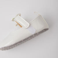Zapatos De Princesa Para Bebés KIDSUN Antideslizantes Con Lazo Clásico Primera Caminata Para Niñas Cuna Zapato Talla True Fit Para 0-24 Meses Material Superior PU Cordón De Seguridad Cierre De Correa - details 6