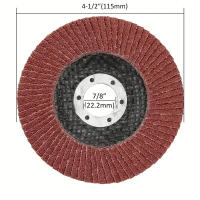 Discos De Desbaste De 4.5 Pulgadas Con 40 60 80 120 Grit Aluminio Oxídeo Abrasivos Discos De Desbaste Y Esmaltado Para Madera - details 1