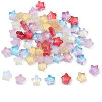 50Pcs Accesorios De Imitación De Vidrio En Estilo Antiguo De Estrella Pentagonal Para Manualidades Hechas a Mano Collares Pulseras Y Aretes - details 0