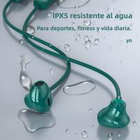Audífonos Inalámbricos Lenovo SH1 Con Cuello Magnético Resistente Al Agua IPX5 Calidad De Sonido HIFI Para Deportes Earbuds Con Micrófono - details 4