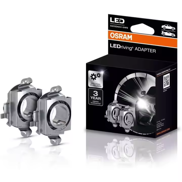 OSRAM LEDriving ADAPTER 64210DA03-1, adaptador para la instalación de lámparas LED retrofit H7 - 1