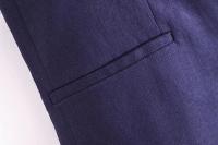 Traza Ropa Casual Mujer Conjunto De Verano Vintage 2 Piezas Chaleco Con Botones Y Shorts De Cintura Alta Pierna Larga Sin Mangas V-Neck - details 11